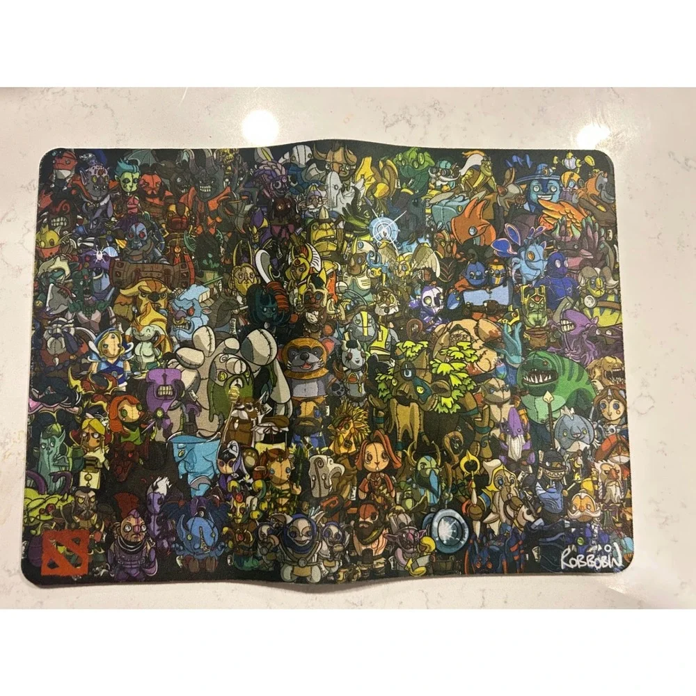 Robbobin Art Mousepad‎ Dota 2 Character Collage Large Gaming Desk Mat